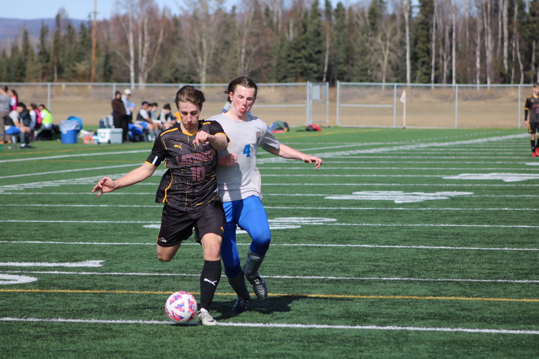 Lathrop boys soccer earns first win of season in high-scoring shutout of Bartlett